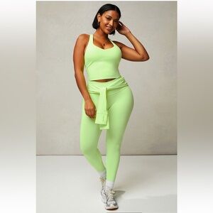 NWT FABLETICS pants/sports bra bundle NEON SPARK